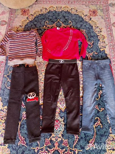 Вещи пакетом на девочку 5-6 и 7-8лет