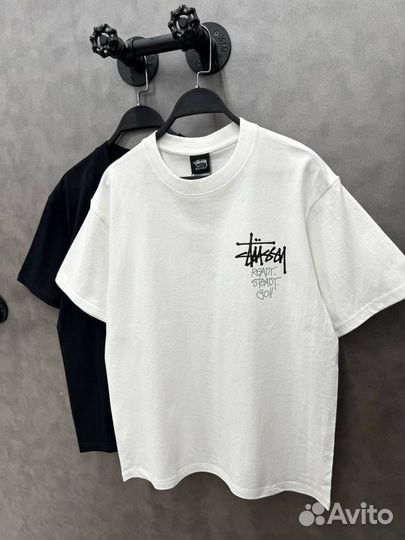 Футболка stussy белая