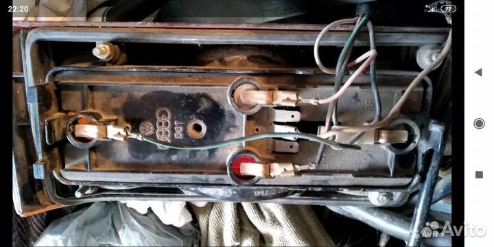 Фонарь задний на Volkswagen Golf1