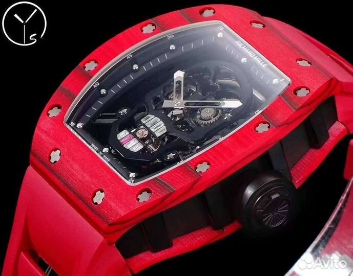 Часы карбон Richard mille tourbullion