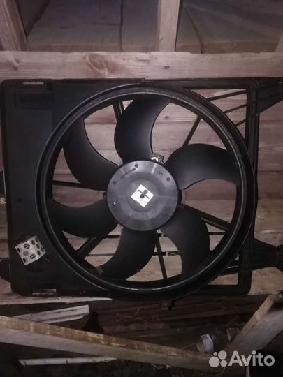 Вентилятор охлаждения renault logan