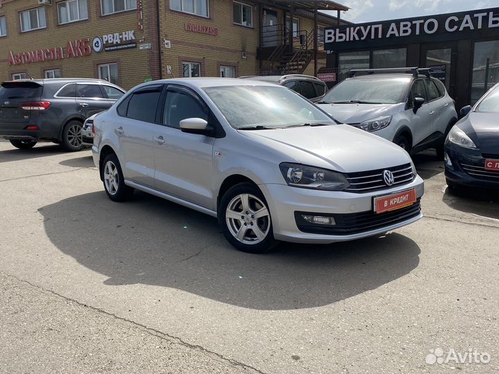 Volkswagen Polo 1.6 AT, 2017, 103 500 км