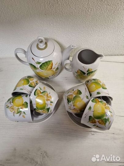 Чайный сервиз новый. Полтавский фарфоровый завод