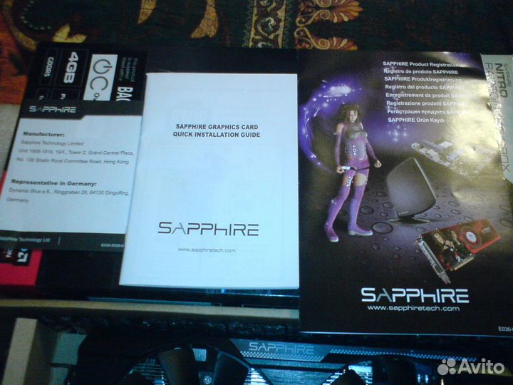 Видеокарта Sapphife Nitro Radeon R9 380X 4G