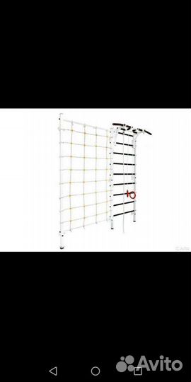 Сетка - лазалка к шведской стенке