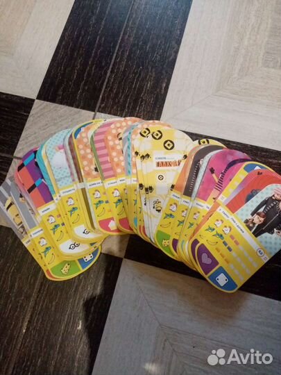 Коллекция карточек Миньоны