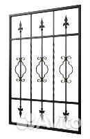 Кованые решётки на окна № 106