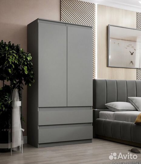 Шкаф Норд 900 серый