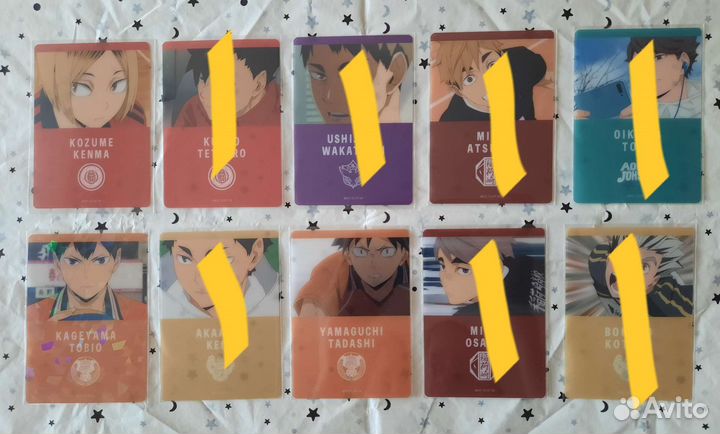 Японские карточки Волейбол