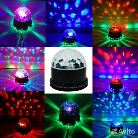 Диско-шар Magic Ball Light (USB, MP3, SD, LED)