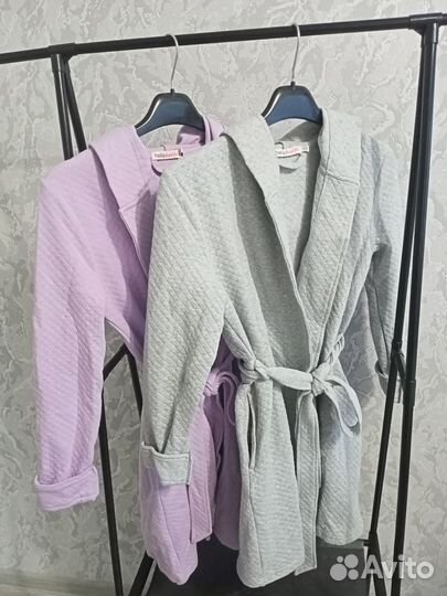 Домашний халат новый в наличии серый