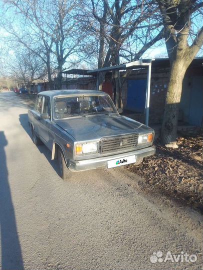 ВАЗ 2107 1.6 МТ, 2010, битый, 29 000 км