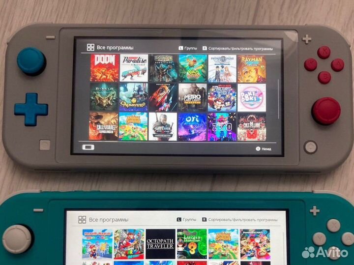 Nintendo switch lite с играми