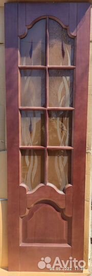 Двери межкомнатные из шпона с коробкой новые