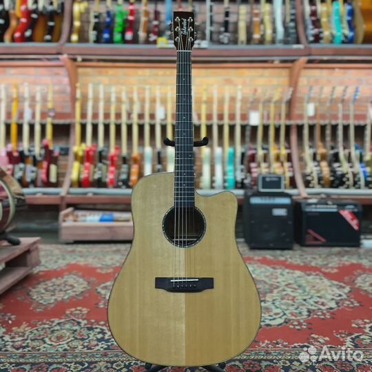 Акустическая гитара Takavood T55DC Dreadnought Natural Gloss 2025s