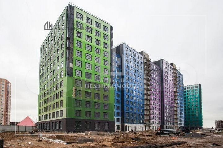 Квартира-студия, 33,4 м², 13/18 эт.