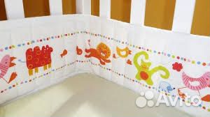Бортики для детской кроватки