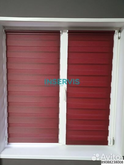 Плиссе жалюзи на пластиковые окна