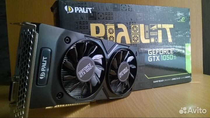 Игр. видеокарта - Palit GTX 1050Ti 4гб (в идеале)
