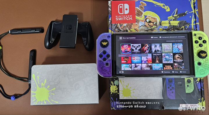 Nintendo switch oled чип с играми