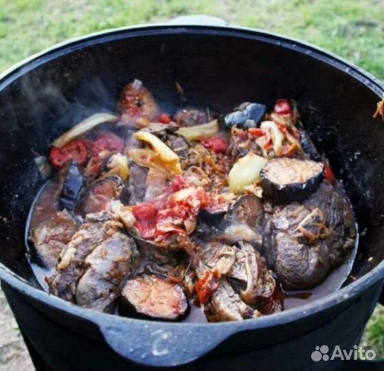 Казан Чугунный Узбекский 8 литров из Намангана