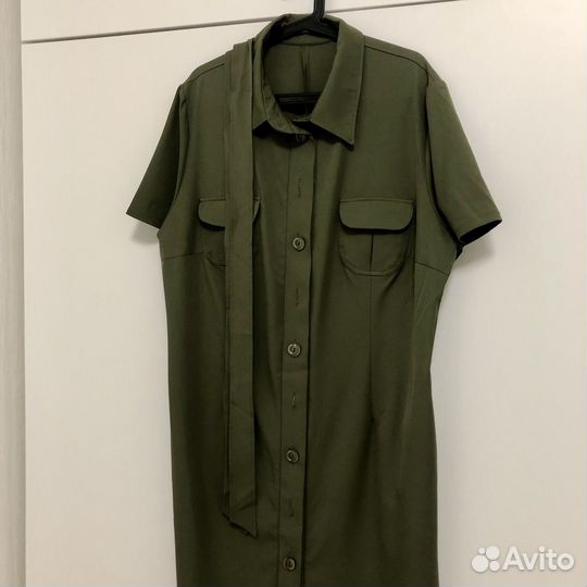 Платье рубашка женское 56 58 большого размера