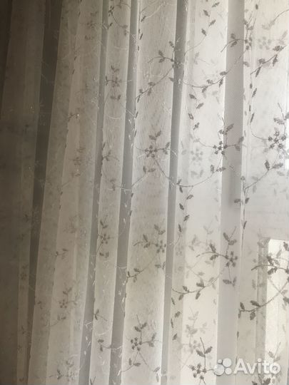 Тюль с люрексом