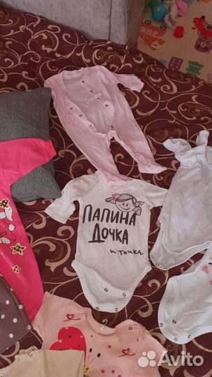 2 Пакета вещей для девочки 56 68