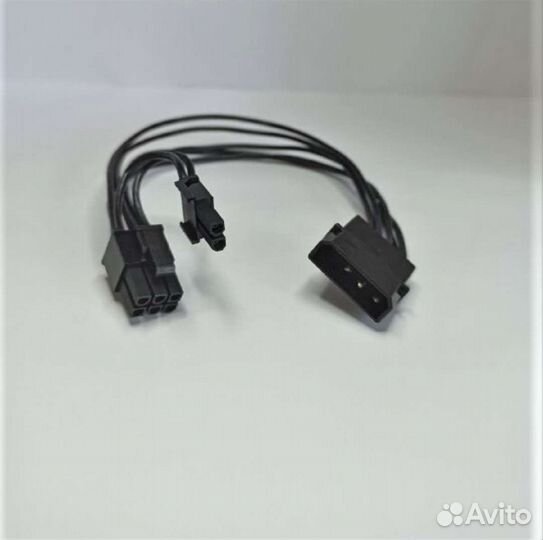 Переходник питания Молекс на 6+2 pci-e