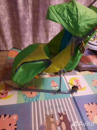 Детские санки коляска