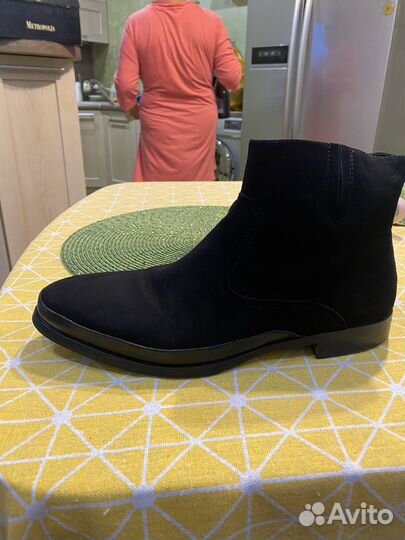 Мужские,одевались 1 раз,зима,натуральные