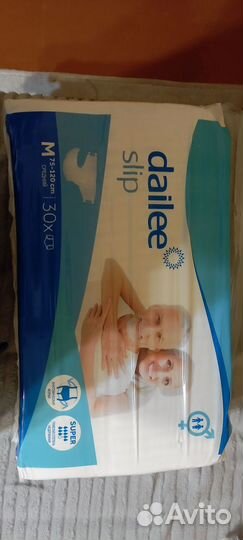 Памперсы для взрослых размер m по 30 штук