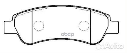 Колодки тормозные PSA jumper/boxer/ducato 06- з