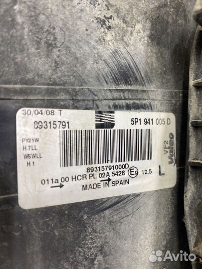 Фара левая seat Toledo