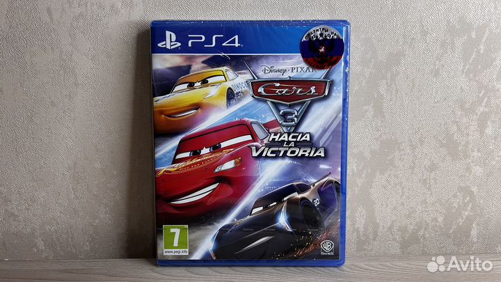 Тачки 3 Навстречу победе ps4 Новый диск