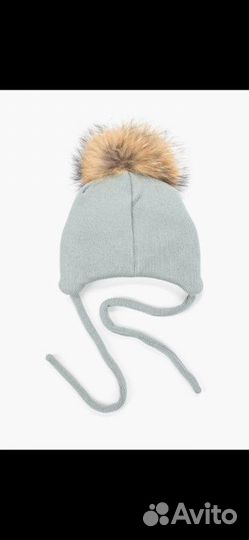 Новая детская шапка HohLoon 54-58 ог мех