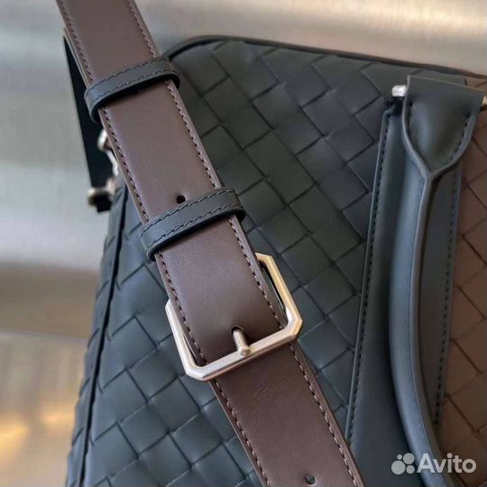 Мужской кожаный портфель bottega veneta