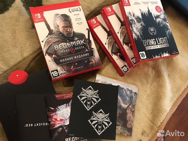 Ведьмак 3 nintendo switch (без игры)