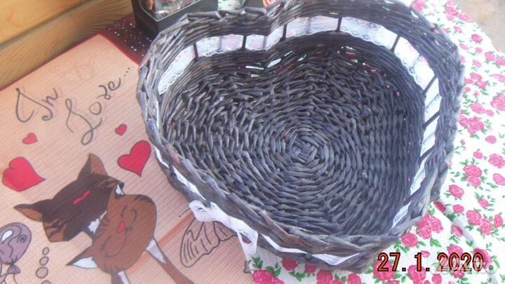 Плетеная корзинка 