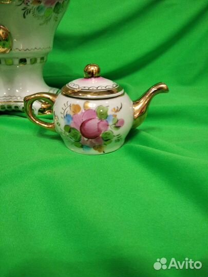 Самовары фарфоровые СССР. гжель