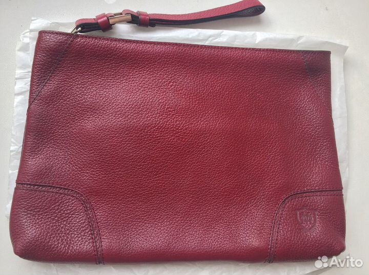 Сумка Massimo dutti клатч бордовый