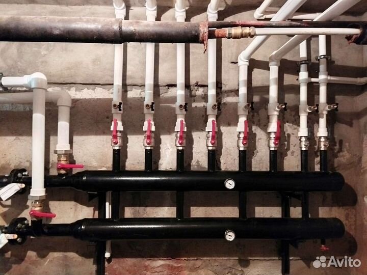 Монтаж отопления, водоснабжения, канализации