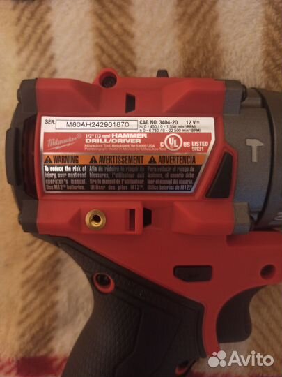 Ударная дрель шуруповёрт Milwaukee 3404-20