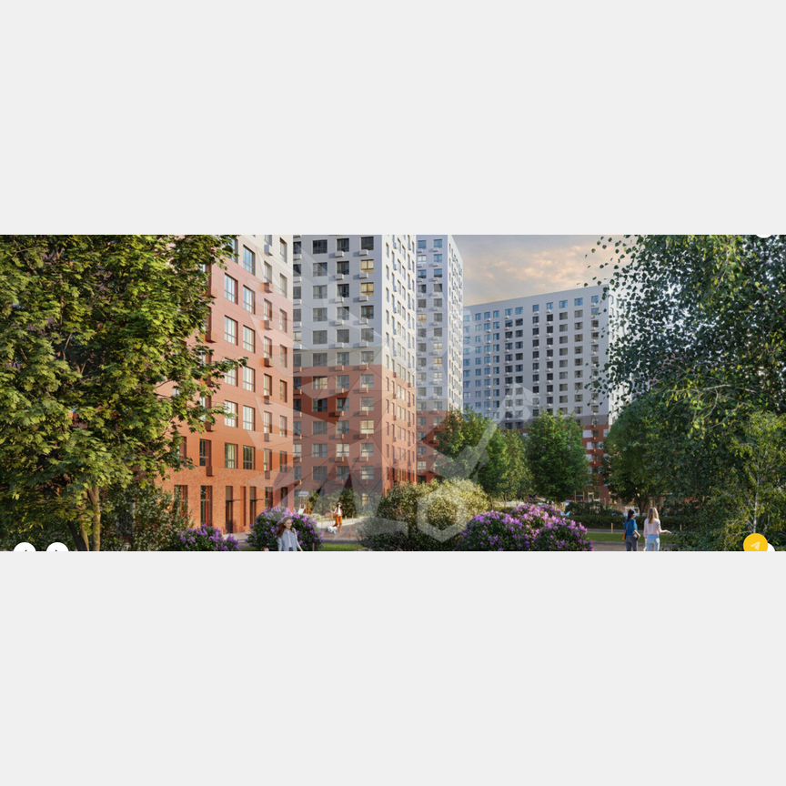 2-к. квартира, 56,4 м², 15/18 эт.