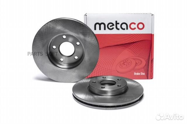 Metaco 3050-002 Диск тормозной передний вентилируе