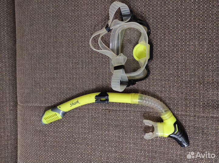 Маска и трубка для плавания Shark