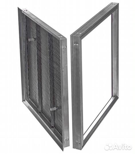 Люк ревизионный под плитку напольный алюминиевый 7