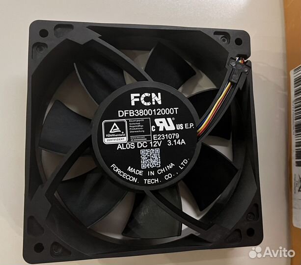 Кулер FCN 3.14А для S19 серии (Оригинал)