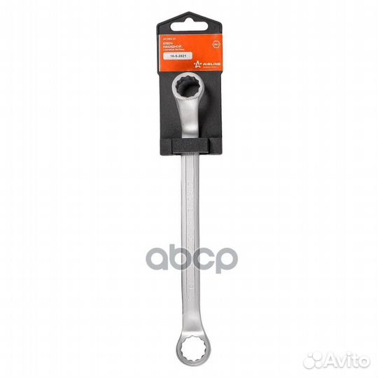 Ключ накидной с изгибом 18х19мм (AT-DRS-07) ATD