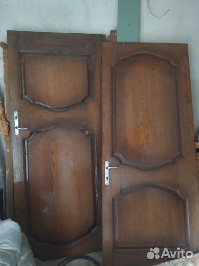 Дверь входная бу деревянная с коробкой
